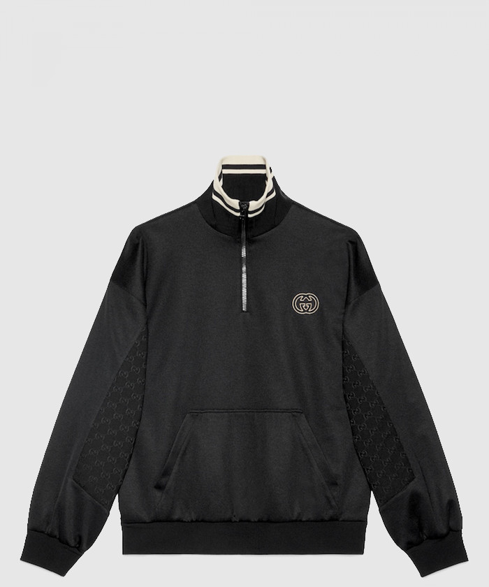 구찌 테크니컬 저지 하프 지퍼 재킷 768614