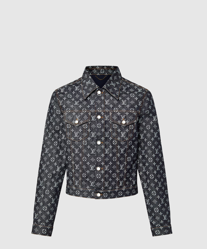루이비통 모노그램 자카드 데님 재킷 1AFWWS