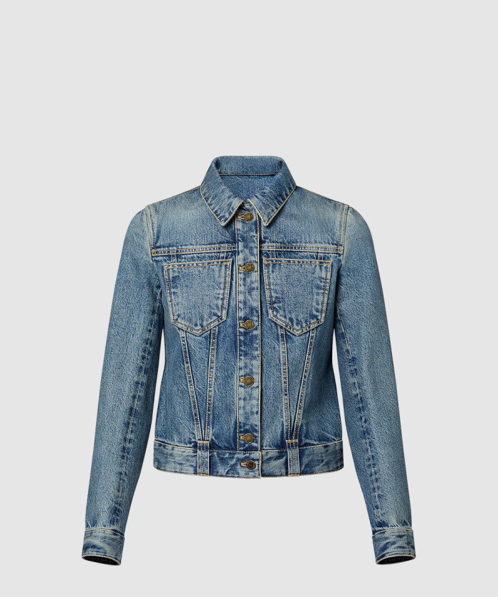 루이비통 숏 데님 재킷 1ACCX7