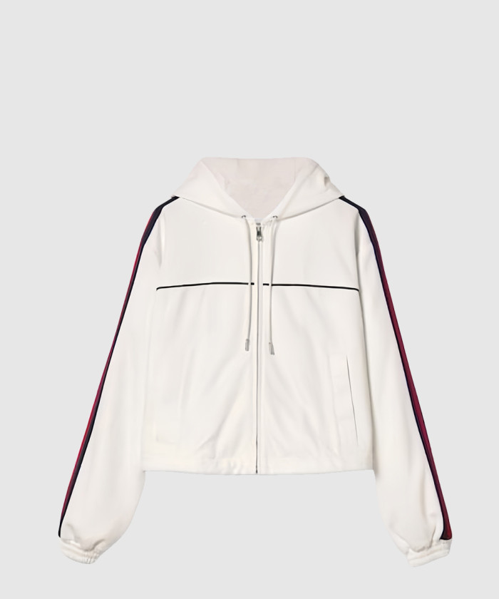 구찌 웹 테크니컬 저지 지퍼 자켓 785497