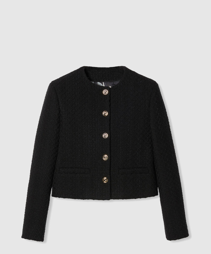 구찌 트위드 다미에 재킷 797059