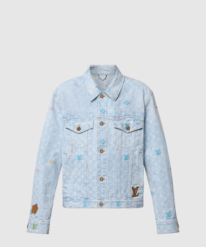 루이비통 모노그램 모티프 데님 재킷 1AFRXK