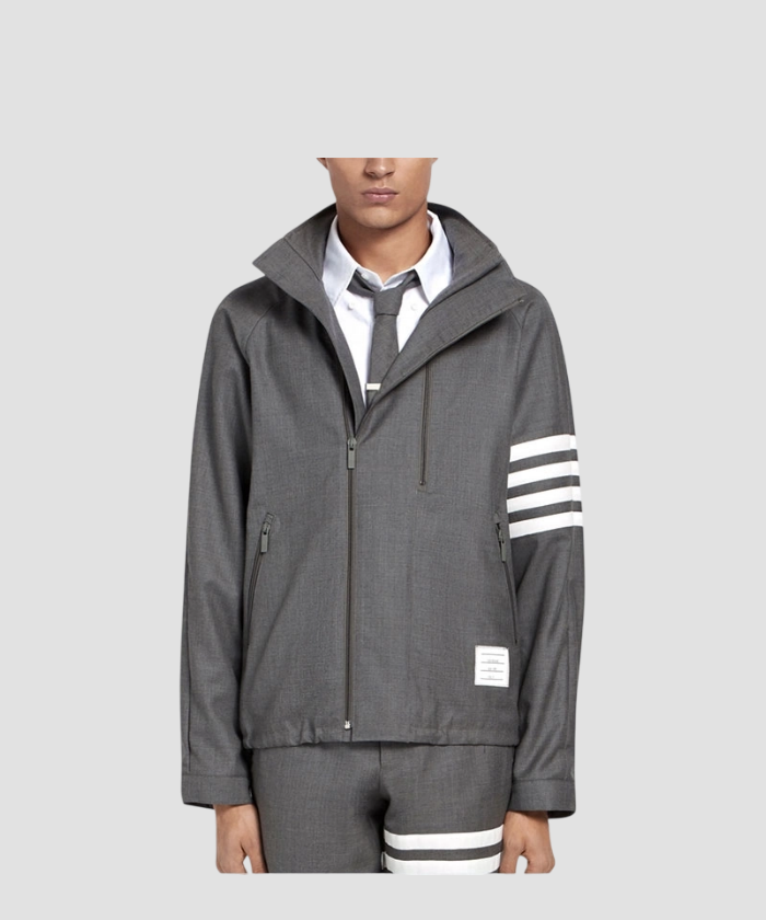 톰브라운 더블 지퍼 래글런 재킷