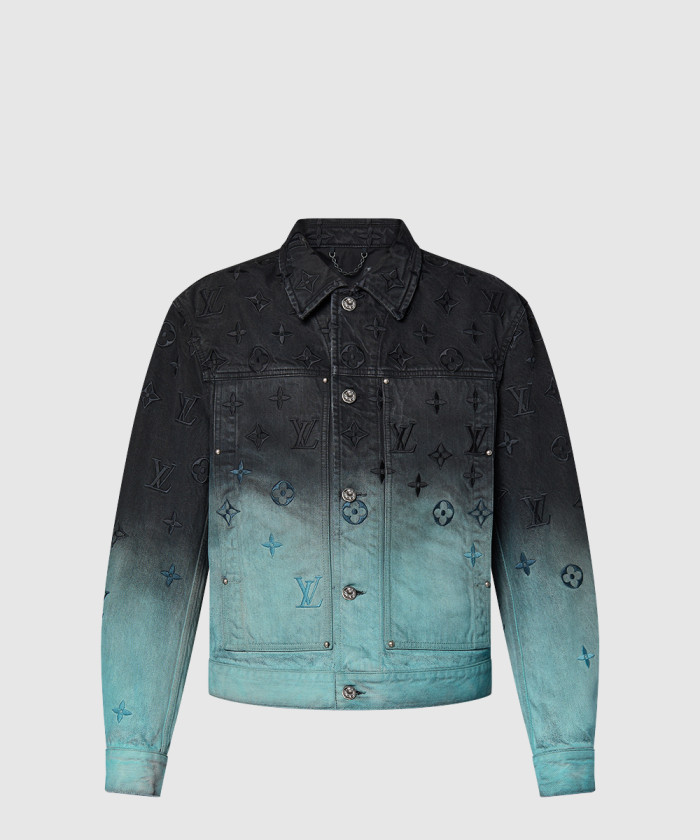 루이비통 엠브로이더드 데님 블루종 1AFV97