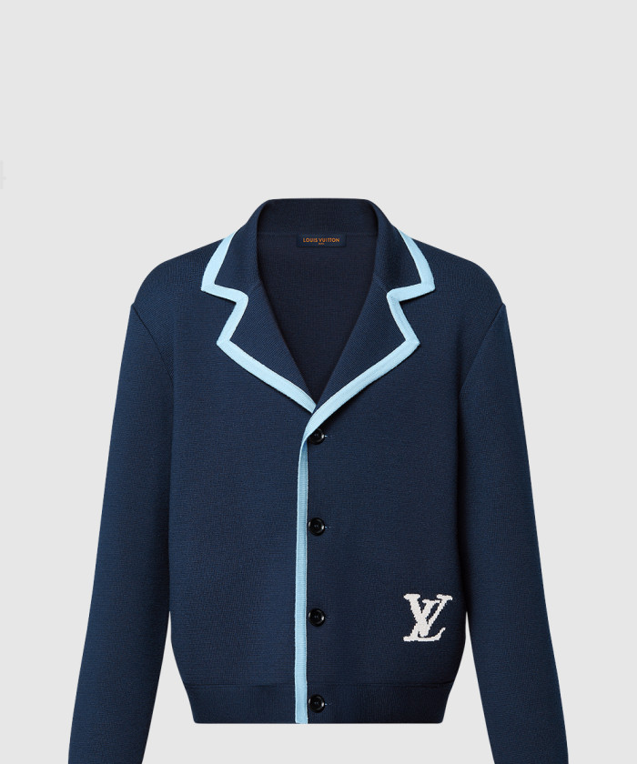 루이비통 시그니처 니티드 울 블루종 1AFPXI