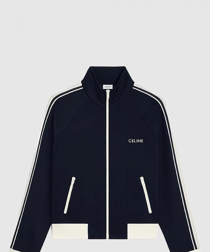 셀린느 라벨루쏘 로고 크롭 트랙자켓 2Y24C1