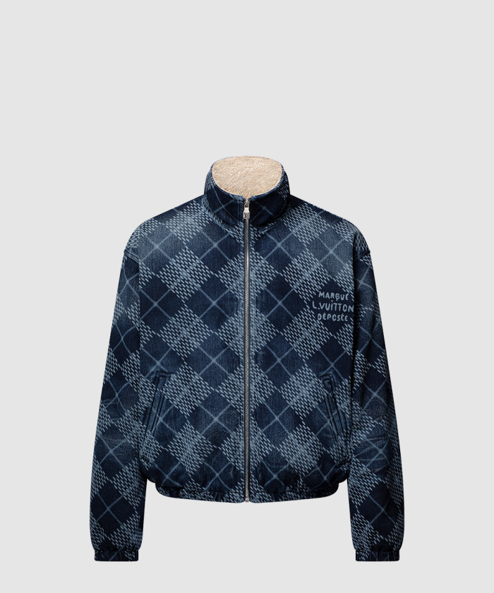 루이비통 데님 플리스 블루종 1AGINP