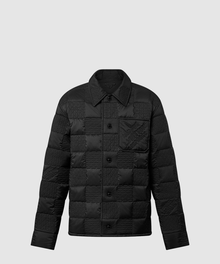 루이비통 다미에 퀼팅 나일론 오버셔츠 1AFHXU