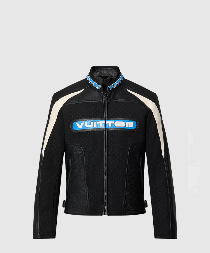 루이비통 모노그램 레더 믹스 재킷 1ABNQO