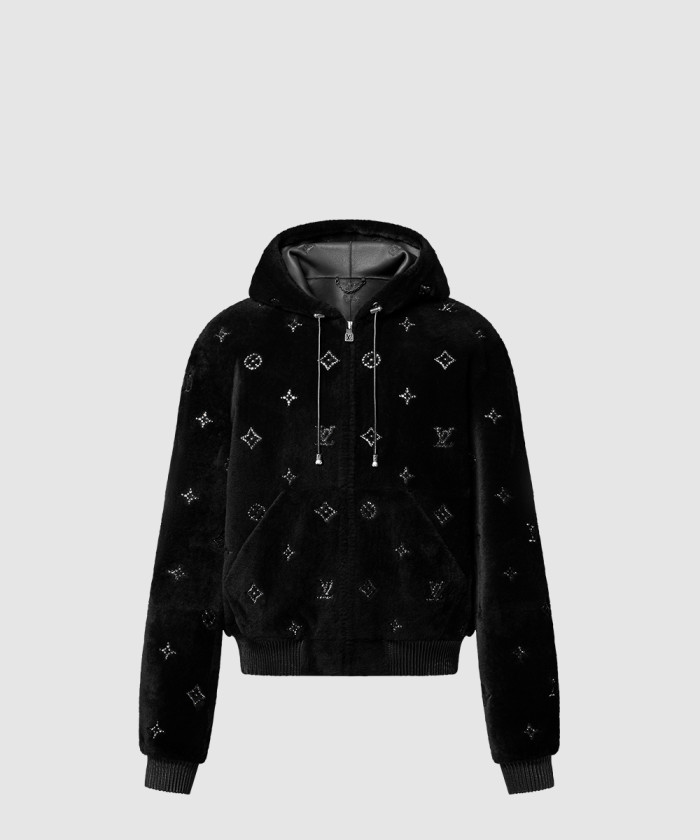 루이비통 모노그램 엠벨리시드 시어링 후디 1AHBYM