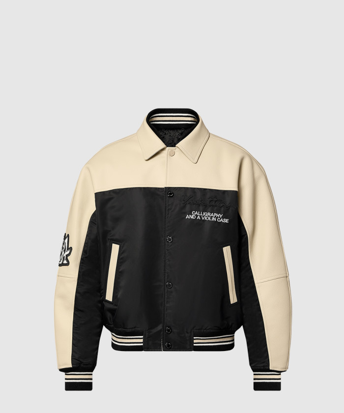 루이비통 가죽 & 나일론 블루종 1AFAH0