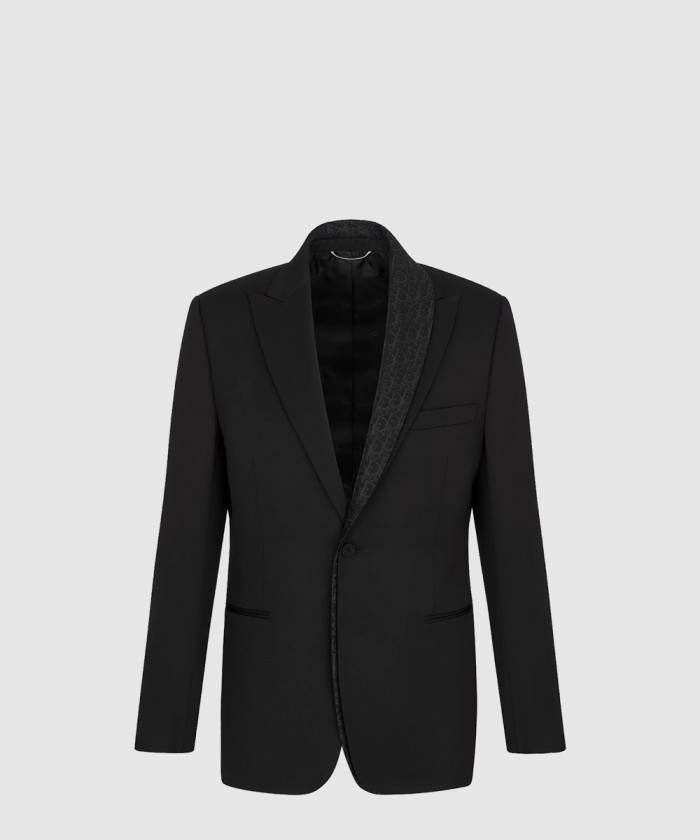 디올 재킷 & Dior Oblique 언발란스 숄 칼라 033C2