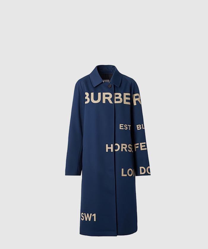 버버리 롱 개버딘 코트 80389351