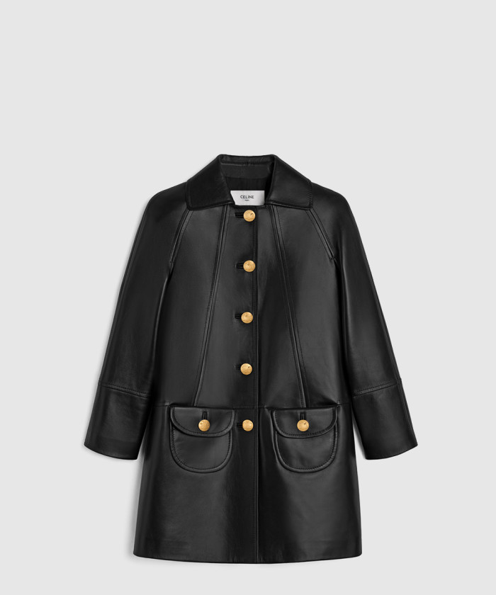 셀린느 클로딘 칼라 코트 2D5615