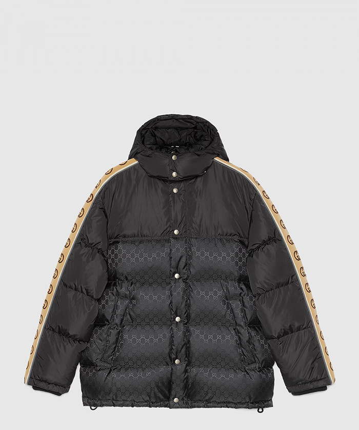 구찌 GG 자카드 나일론 패딩 코트 598725