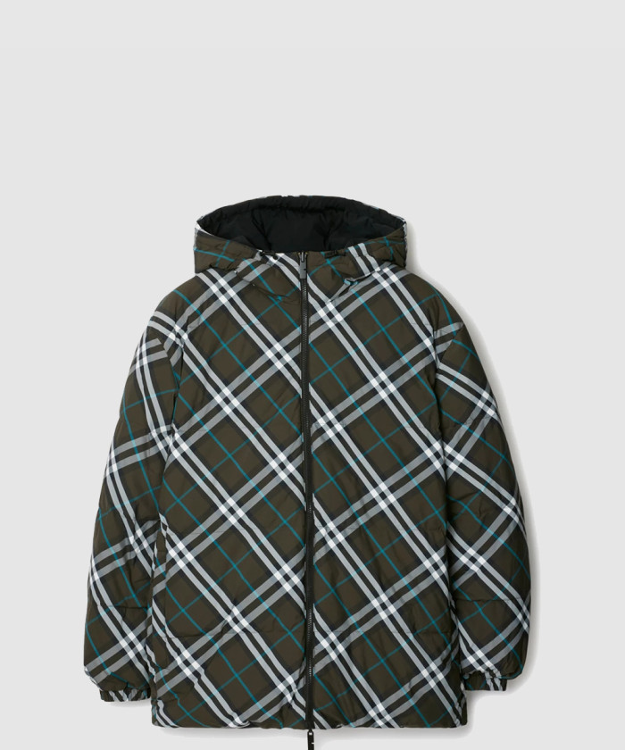 버버리 리버시블 체크 나일론 퍼퍼 재킷 80945941