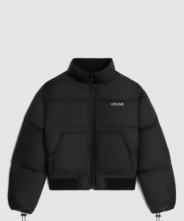 셀린느 크롭 트리옹프 다운 재킷 2W38C0