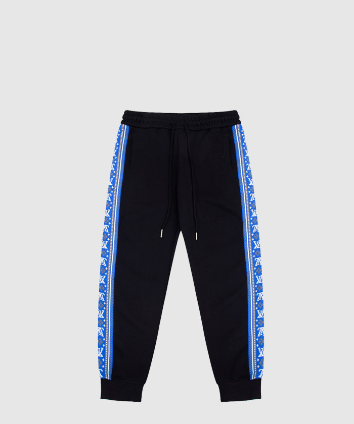 루이비통 페어 아일 스트라이프 나일론 조그팬츠 1AAU55