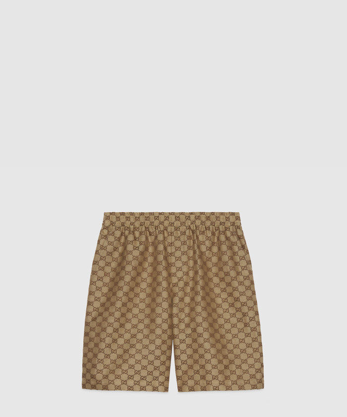 구찌 GG 수프림 리넨 쇼츠 742781