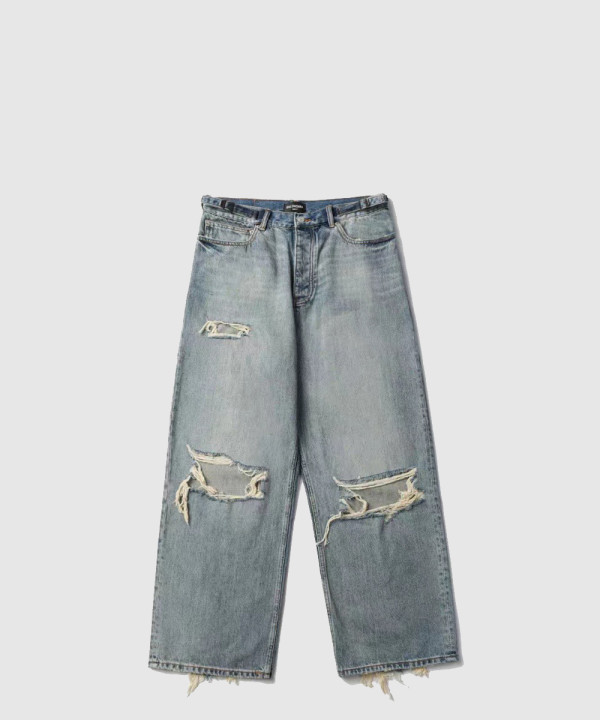 발렌시아가 패치드 포켓 배기 진