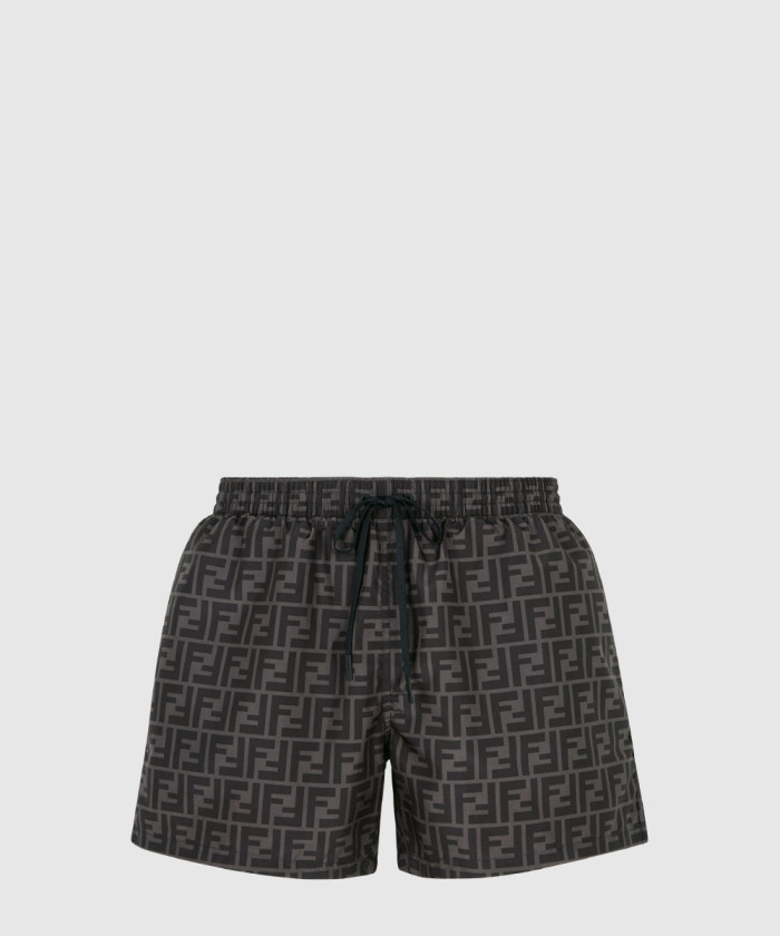 펜디 컬러의 테크니컬 패브릭 반바지 FXB077