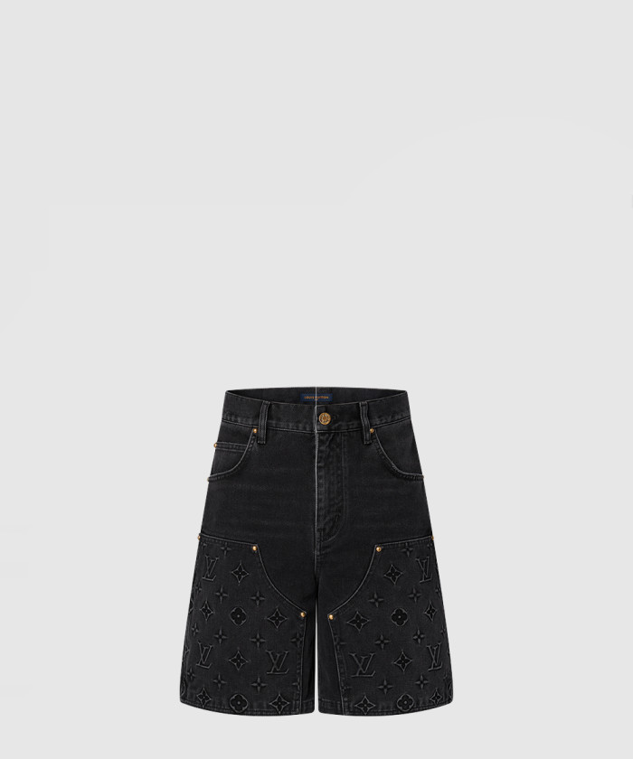 루이비통 데님 워크웨어 쇼츠 1AFVAG