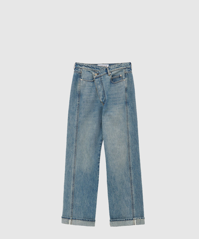 로에베 디컨스트럭티드 데님 팬츠