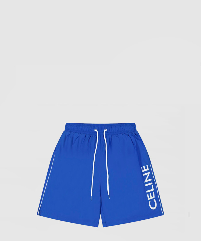 셀린느 파이핑 스윔 쇼츠 나일론 2Z3935