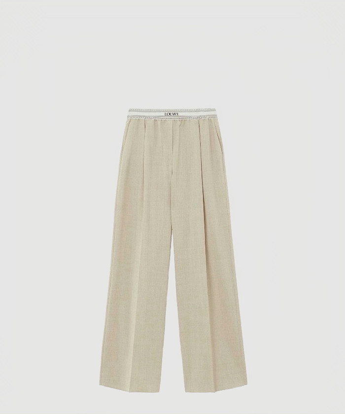 로에베 스트레이트 레그 테일러드 팬츠