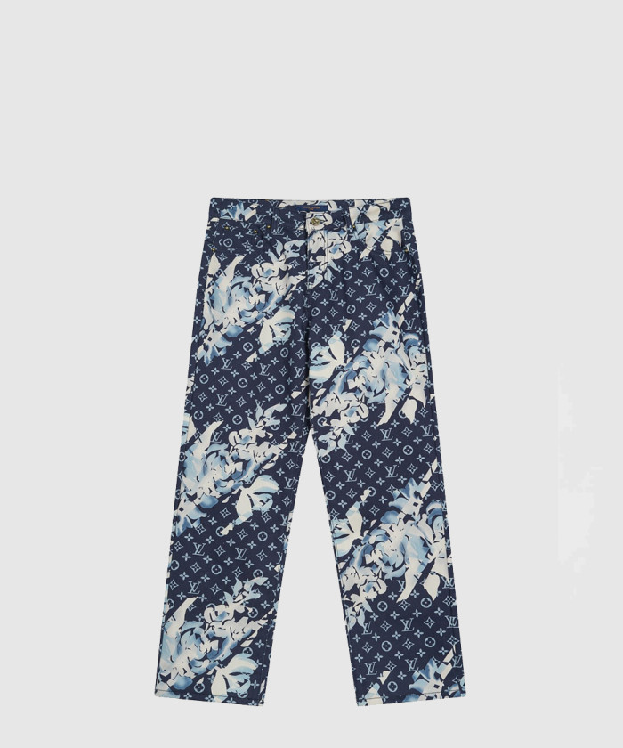루이비통 모노그램 프린티드 데님 팬츠 1AFAC2