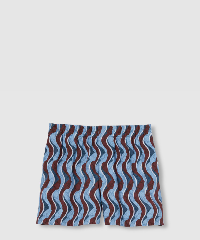 구찌 프린트 코튼 포플린 쇼츠 810783