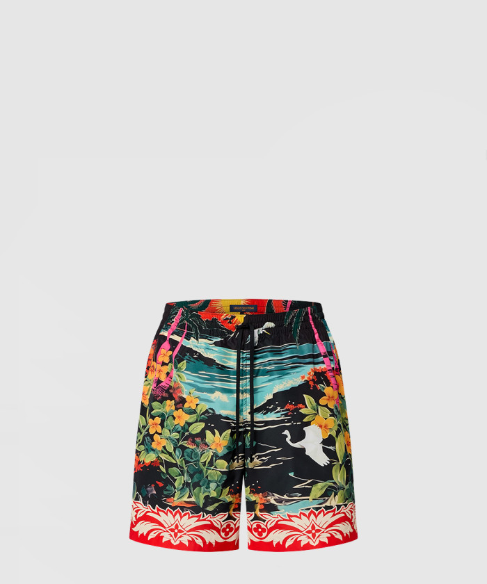 루이비통 드로스트링 코튼 쇼츠 1AFRO7