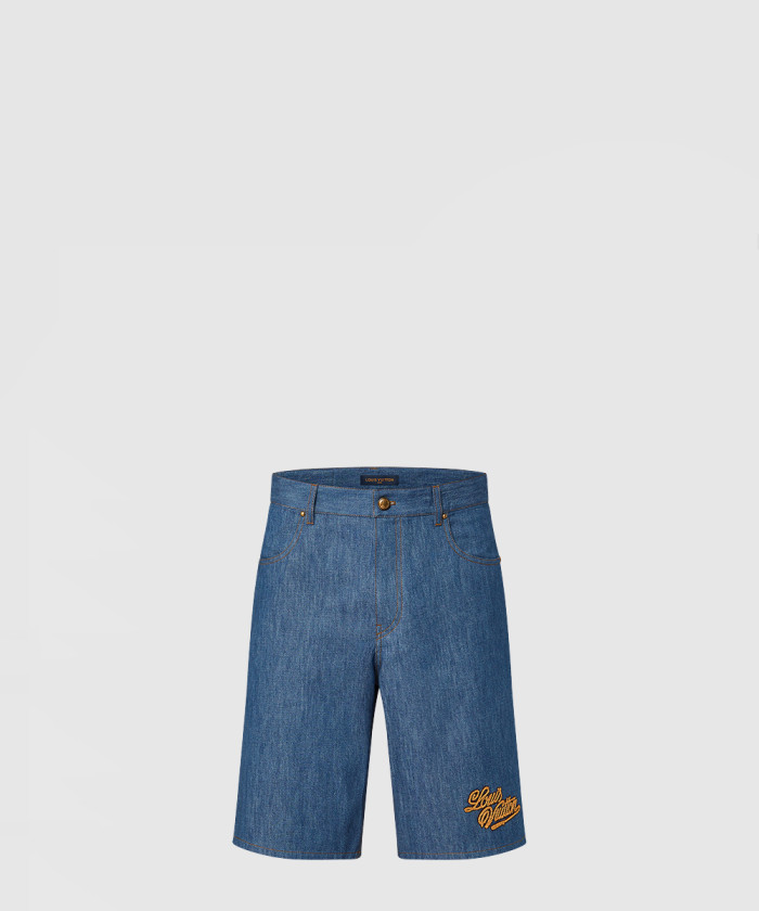 루이비통 모노그램 데님 쇼츠 1AFX84