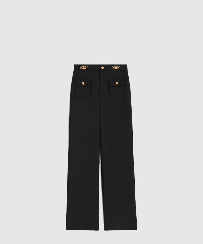 셀린느 구르메트 팬츠 모헤어 울 2P76A5