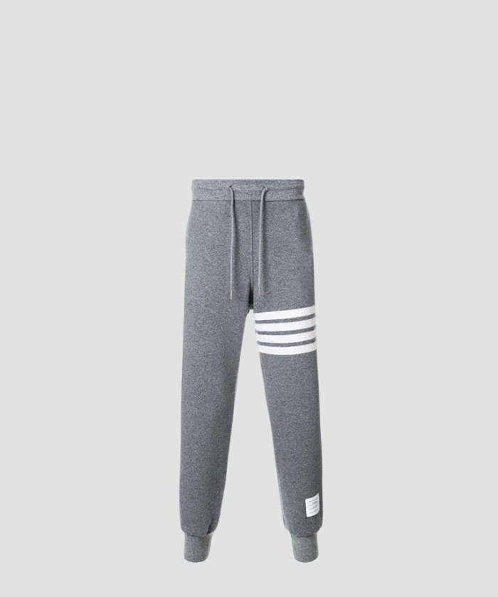 톰브라운 캐시미어 조거팬츠 그레이