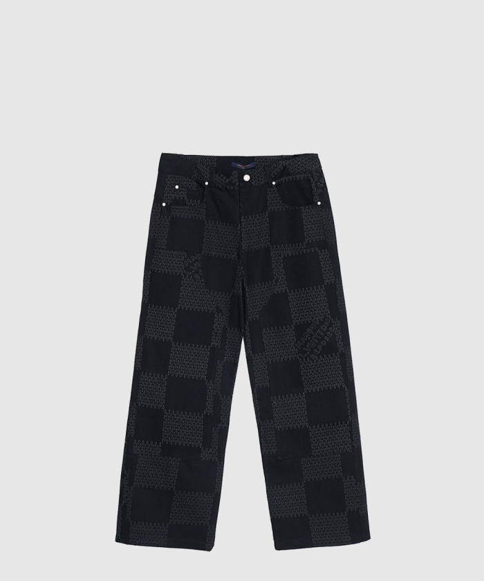 루이비통 다미에 자카드 울 팬츠 1AFWQQ