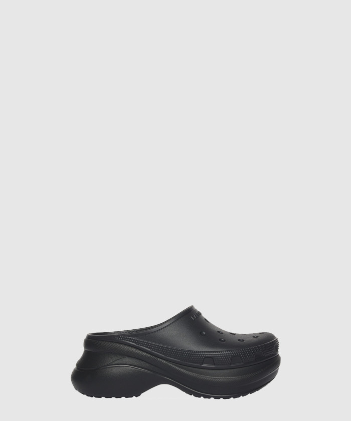 발렌시아가 풀 크록스 슬라이드 샌들 720762