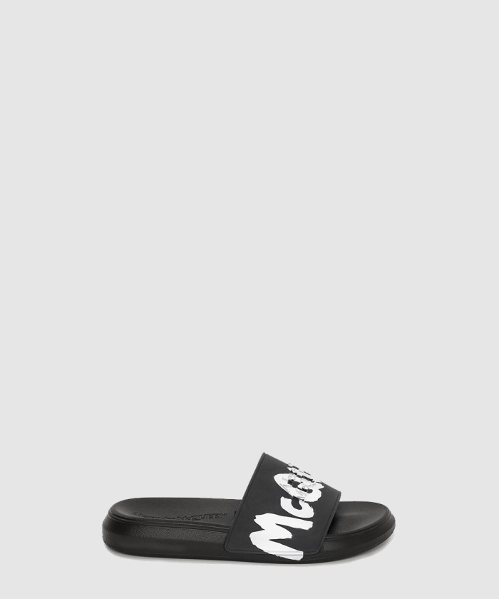 알렉산더 맥퀸 그래피티 러버 풀 슬라이드 682490