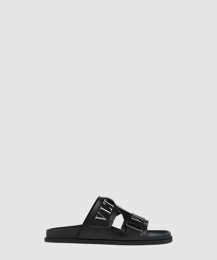 발렌티노 VLTN 레더 샌들