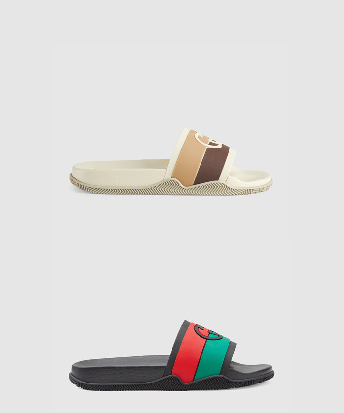 구찌 인터로킹 G 슬리퍼 655265