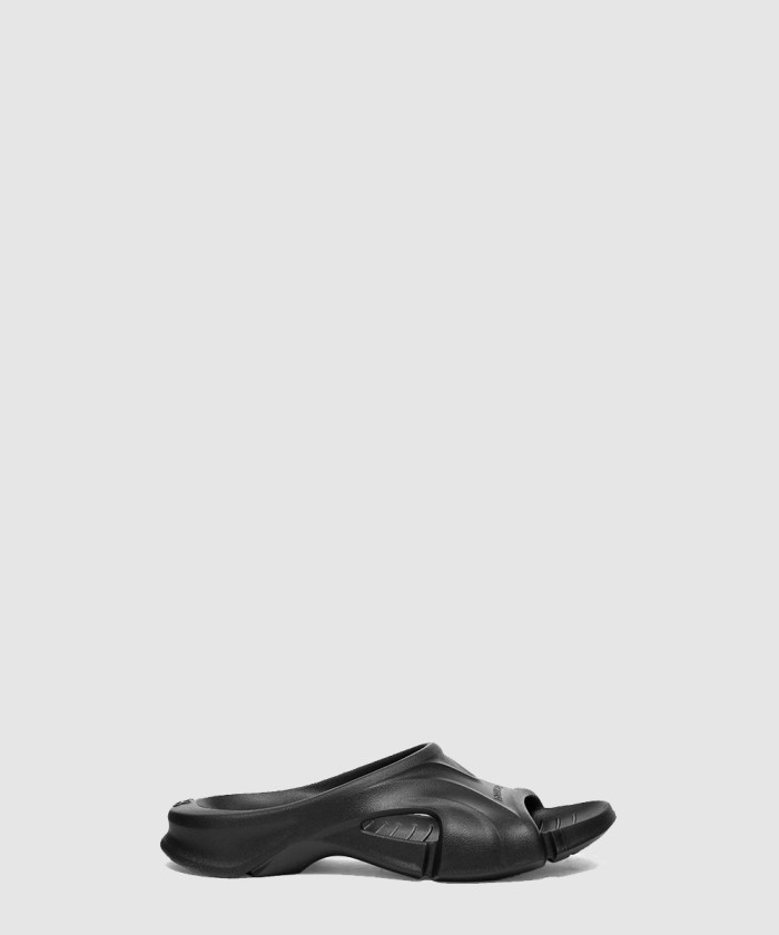 발렌시아가 몰드 플랫 슬라이더 샌들 653873