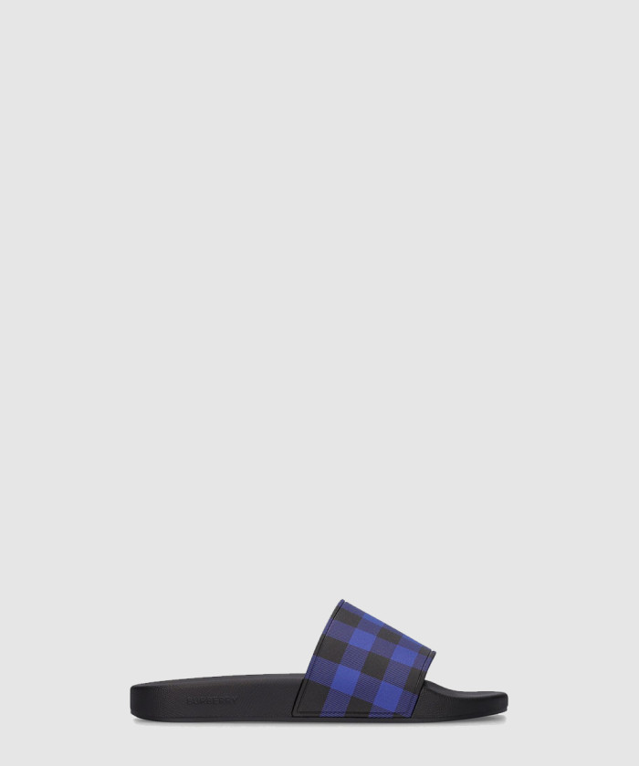 버버리 체크 슬라이드 샌들 8059314