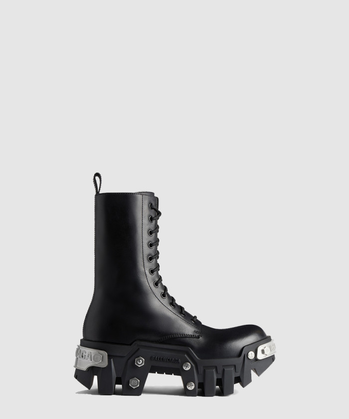 발렌시아가 레이스업 부츠 672502