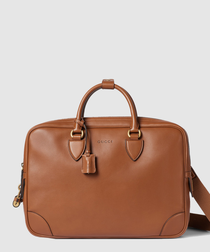 구찌 GG 엠블럼 미디엄 브리프케이스 821149