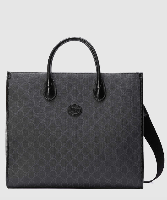 구찌 인터로킹 G 미듐 토트백 674148