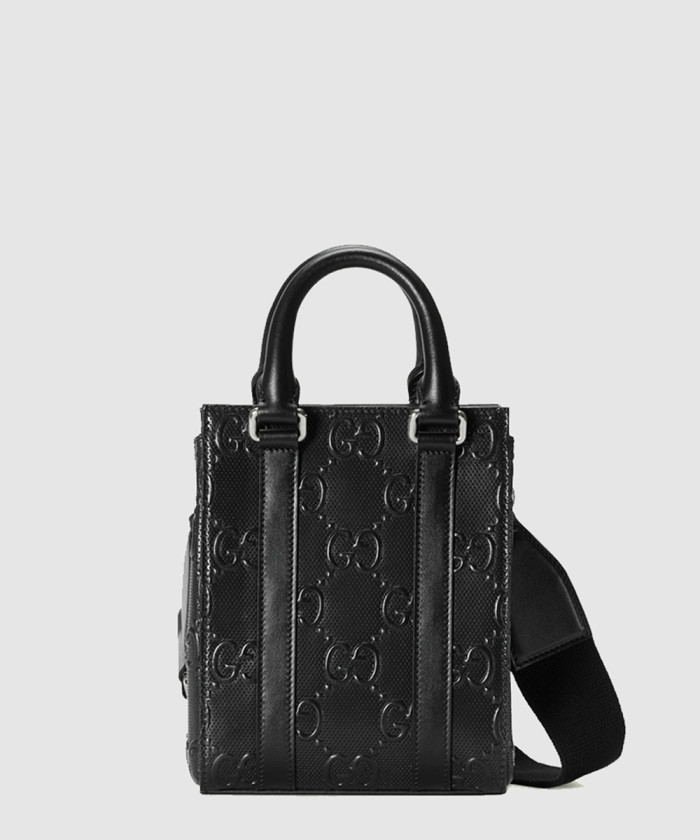 구찌 GG 엠보스 미니 토트백 696010