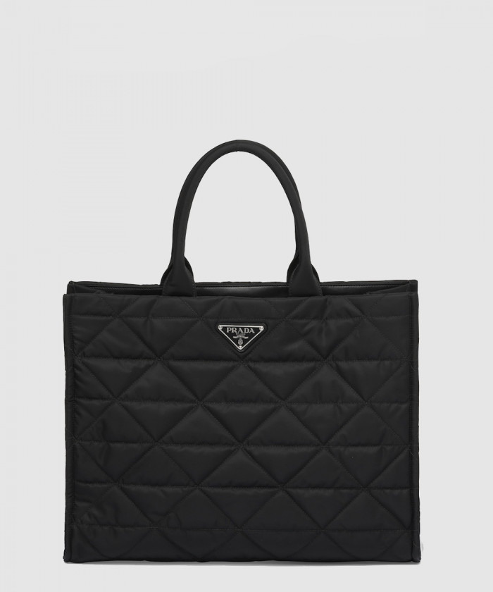 프라다 탑스티치 리나일론 쇼핑백 2VG096