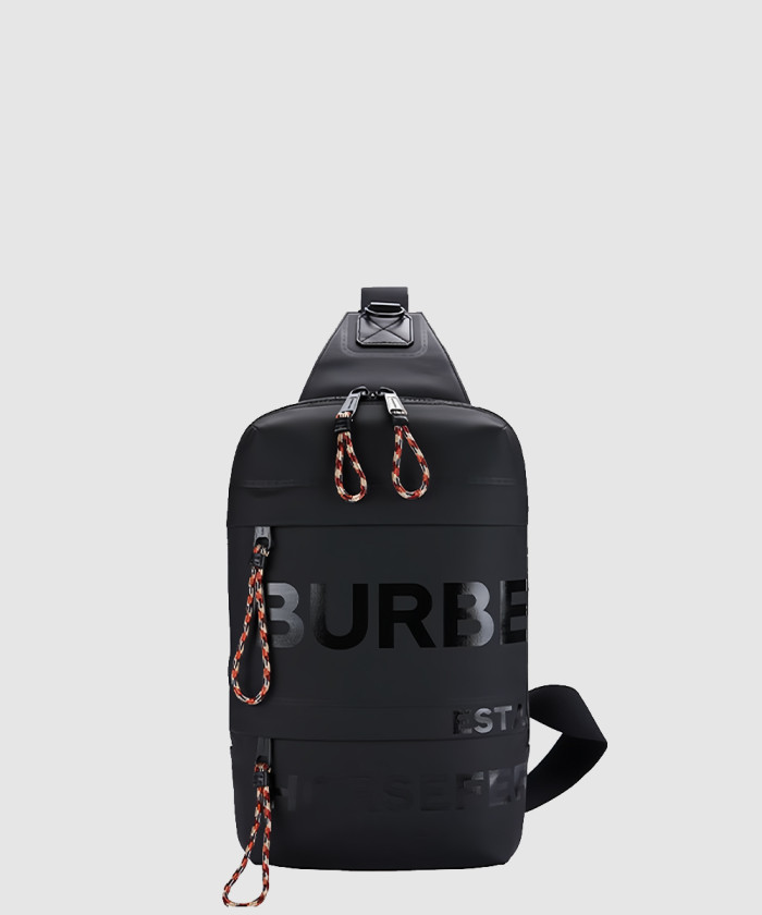 버버리 프린트 캔버스 백팩 80365541