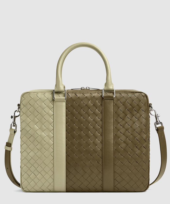 보테가베네타 인트레치아토 라지 브리프케이스 755128