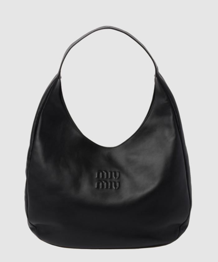 미우미우 가죽 호보백 5BC155